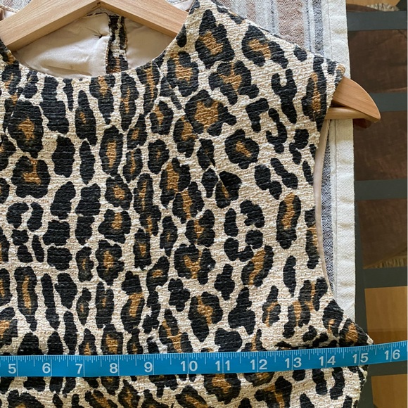 Alice & Olivia Leopard Print Coco Cutout Mini Dress 4 - Picture 14 of 16